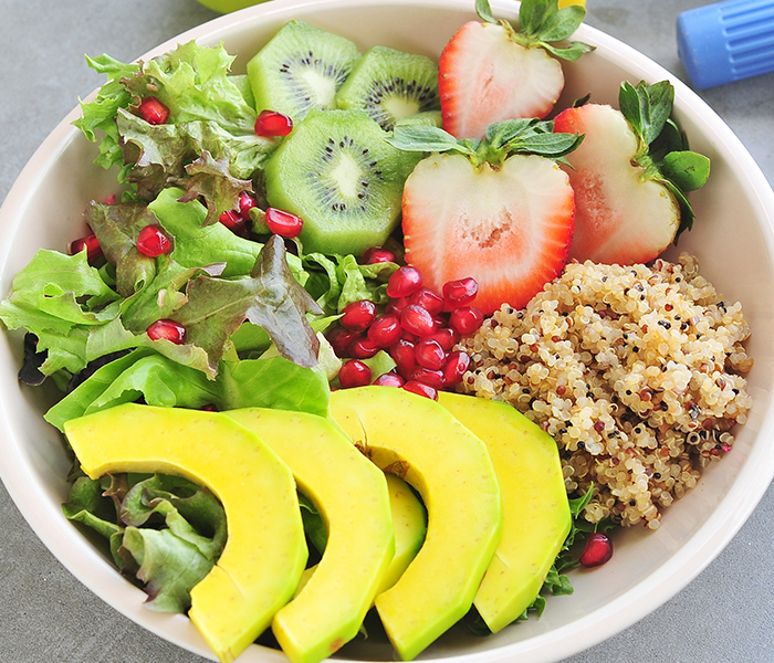 Insalata di kiwi e quinoa