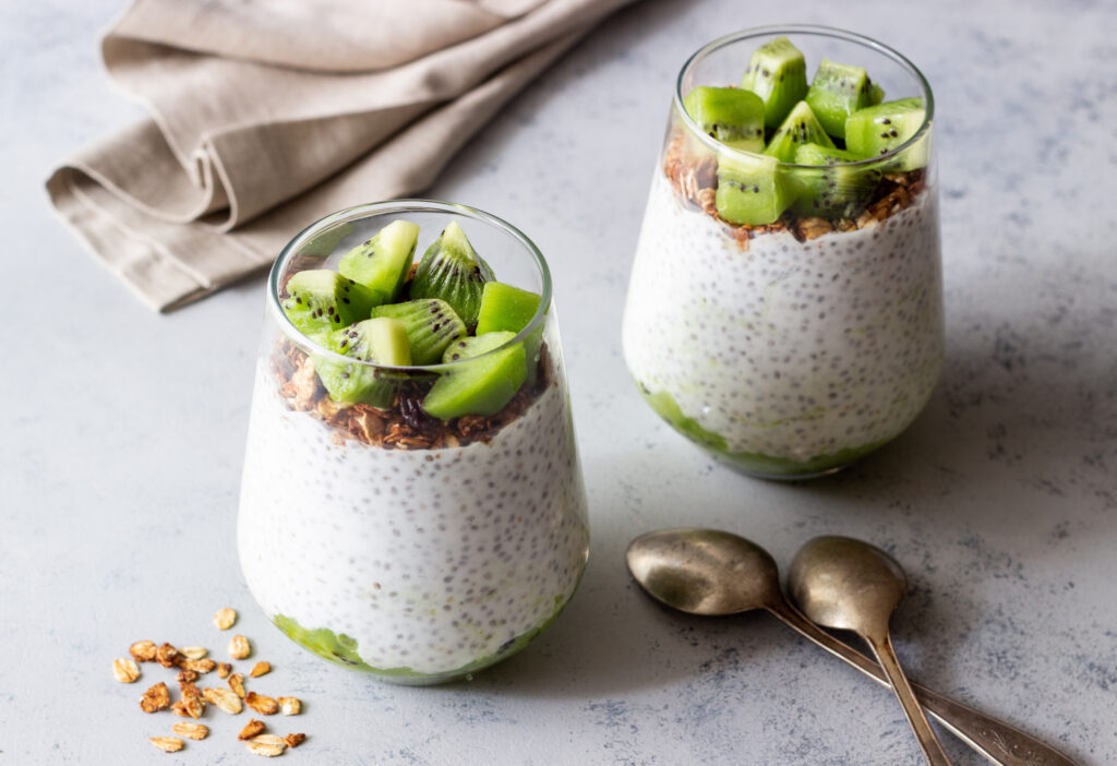 Green Kiwi Chia Pudding