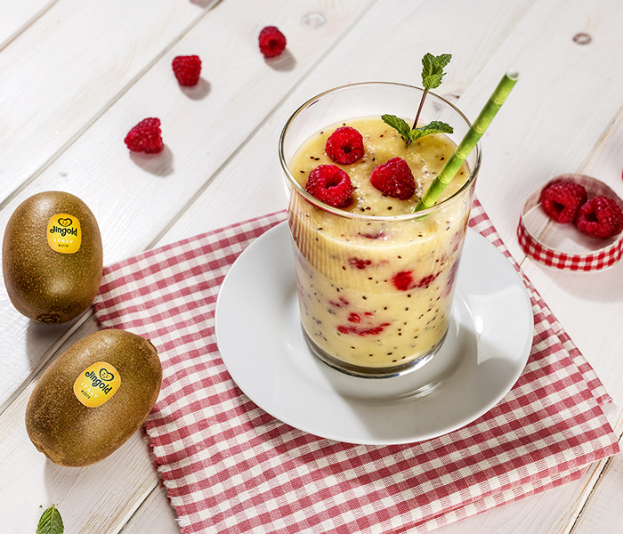 Smoothie di kiwi gialli