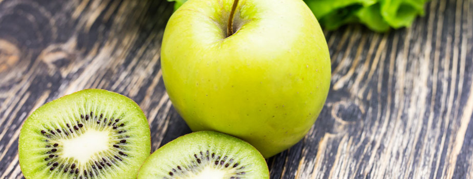 Peeling Kiwi & Apfel