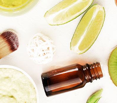 Peeling-Maske mit kiwi