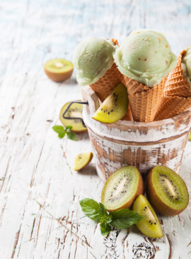 Kiwi-Eis