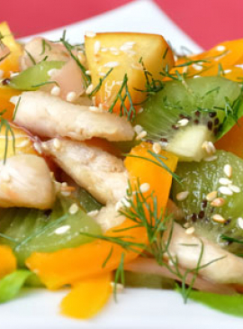 Sommerlicher Hühnersalat