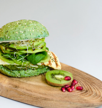 Kiwi Veg Burger