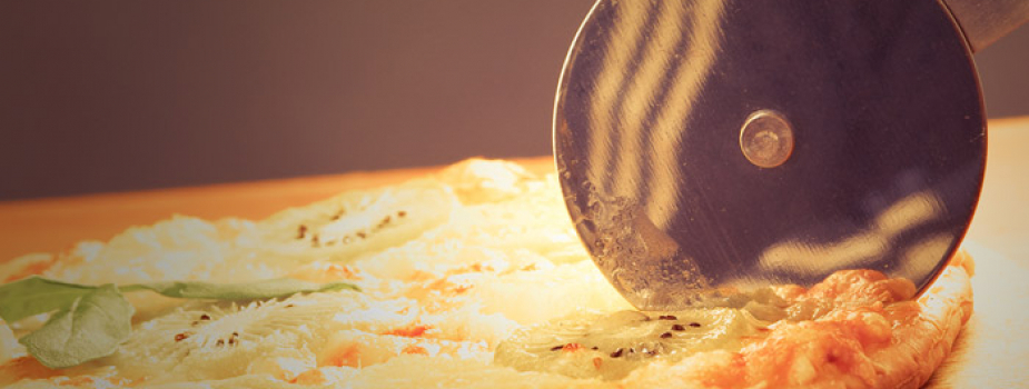 Pizza mit Kiwi-Duft