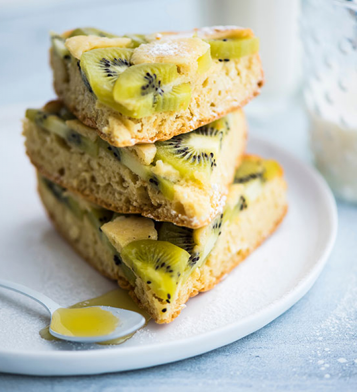 Torta di mele e kiwi Torta di mele e kiwi