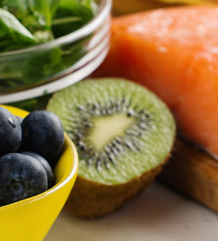 Healthy food per gli occhi