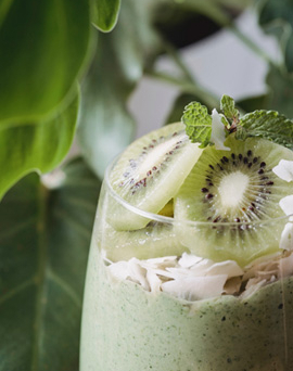 Sympathie vert : recette à base de kiwis verts, d’avocat et de banane