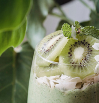 Sympathie vert : recette à base de kiwis verts, d’avocat et de banane
