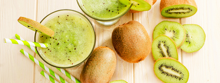 Fresco frullato al kiwi