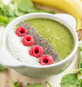 Tigela de smoothie verde