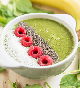 Tigela de smoothie verde