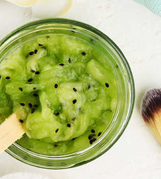 Maschera rinfrescante al kiwi