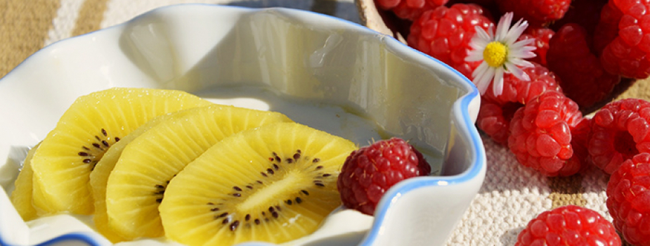 Yogur helado de kiwi