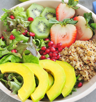 Kiwi-Quinoa-Salat