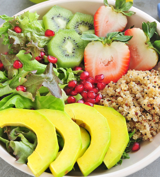 Kiwi-Quinoa-Salat