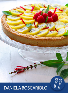 Veg crostata ai kiwi gialli Veg crostata ai kiwi gialli