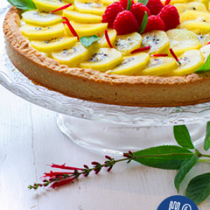 Veg crostata ai kiwi gialli