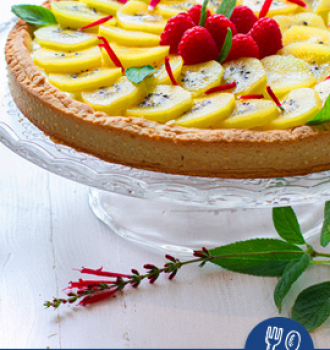 Veg crostata ai kiwi gialli