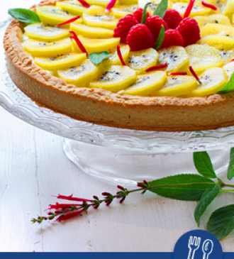 Veg crostata ai kiwi gialli