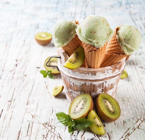 Kiwi ice cream