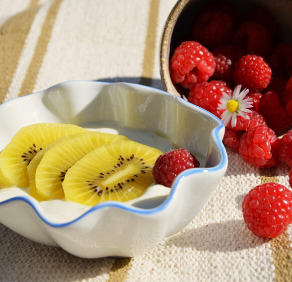 Frozen yogurt al kiwi