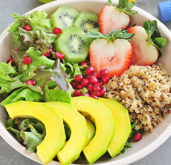 Insalata di kiwi e quinoa