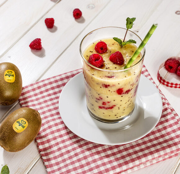 Smoothie di kiwi gialli